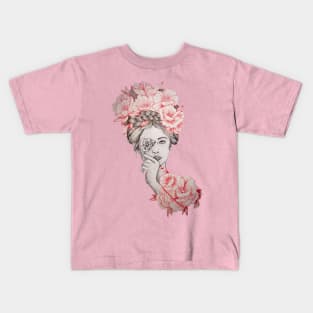 Roses and women Kids T-Shirt